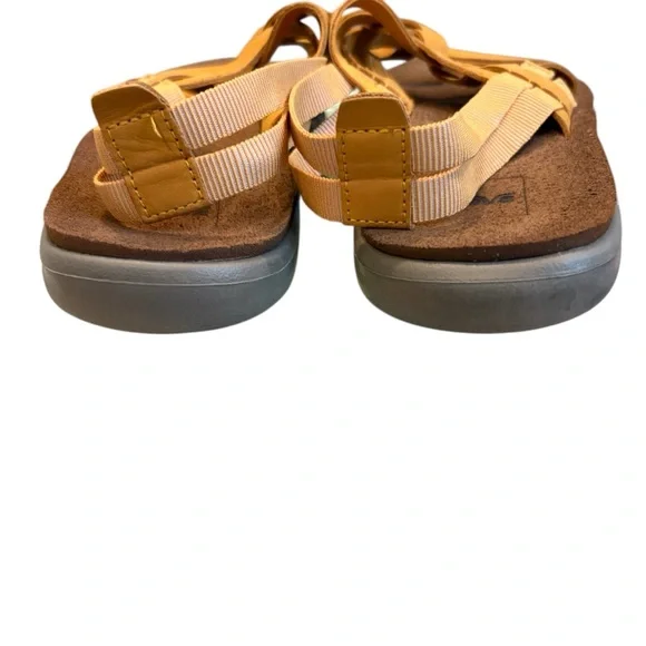 Teva Yellow Women's Sandals - Picture 10 of 13